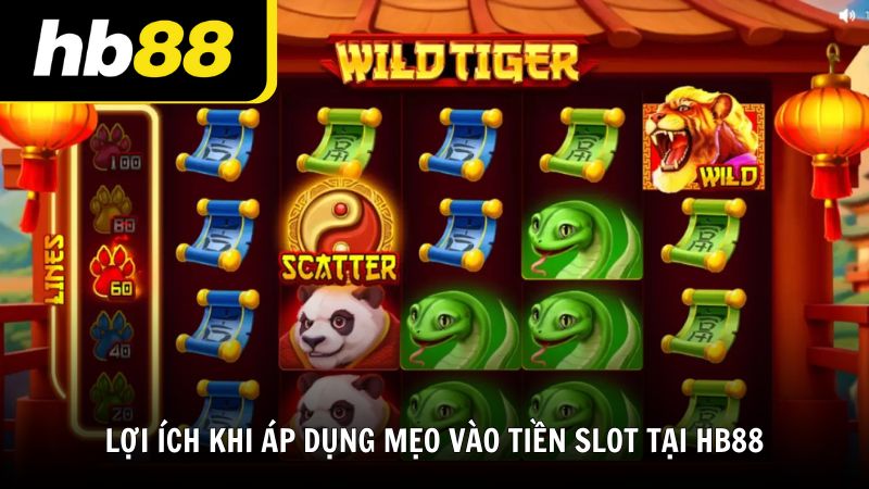 Lợi ích khi áp dụng mẹo vào tiền slot tại HB88